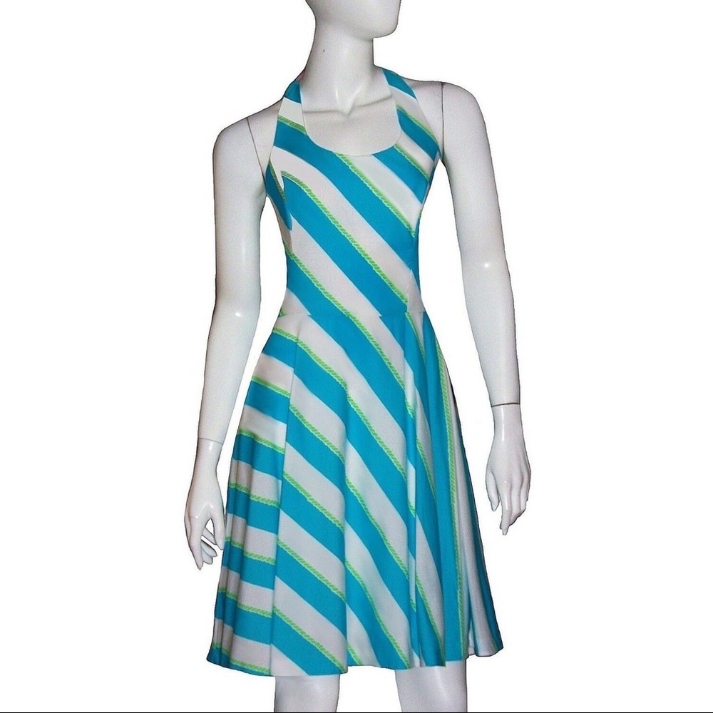 Lilly Pulitzer Dress NWT SZ 2 Blue Ivory Print
